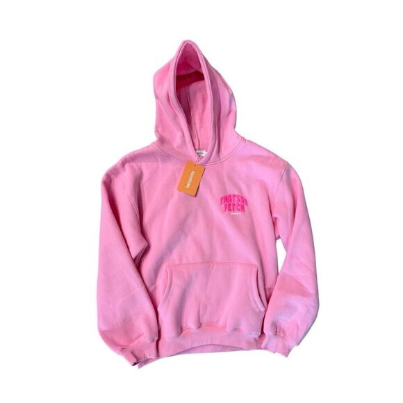 NWT That So Fetch Series 5 Womens Pink Fleece Logo Pullover Hoodie Size S/M - Picture 7 of 7